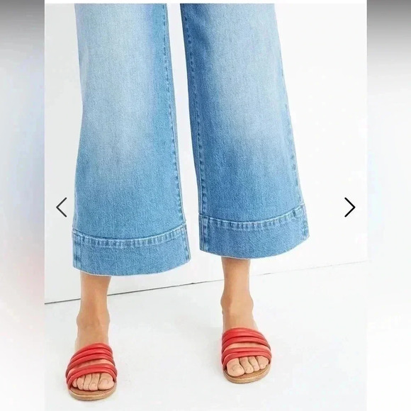 MADEWELL WIDE LEG CROP JEANS - Picture 4 of 8